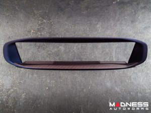 Alfa Romeo 4C Carbon Fiber Radio Cover Frame - Dark Red Candy